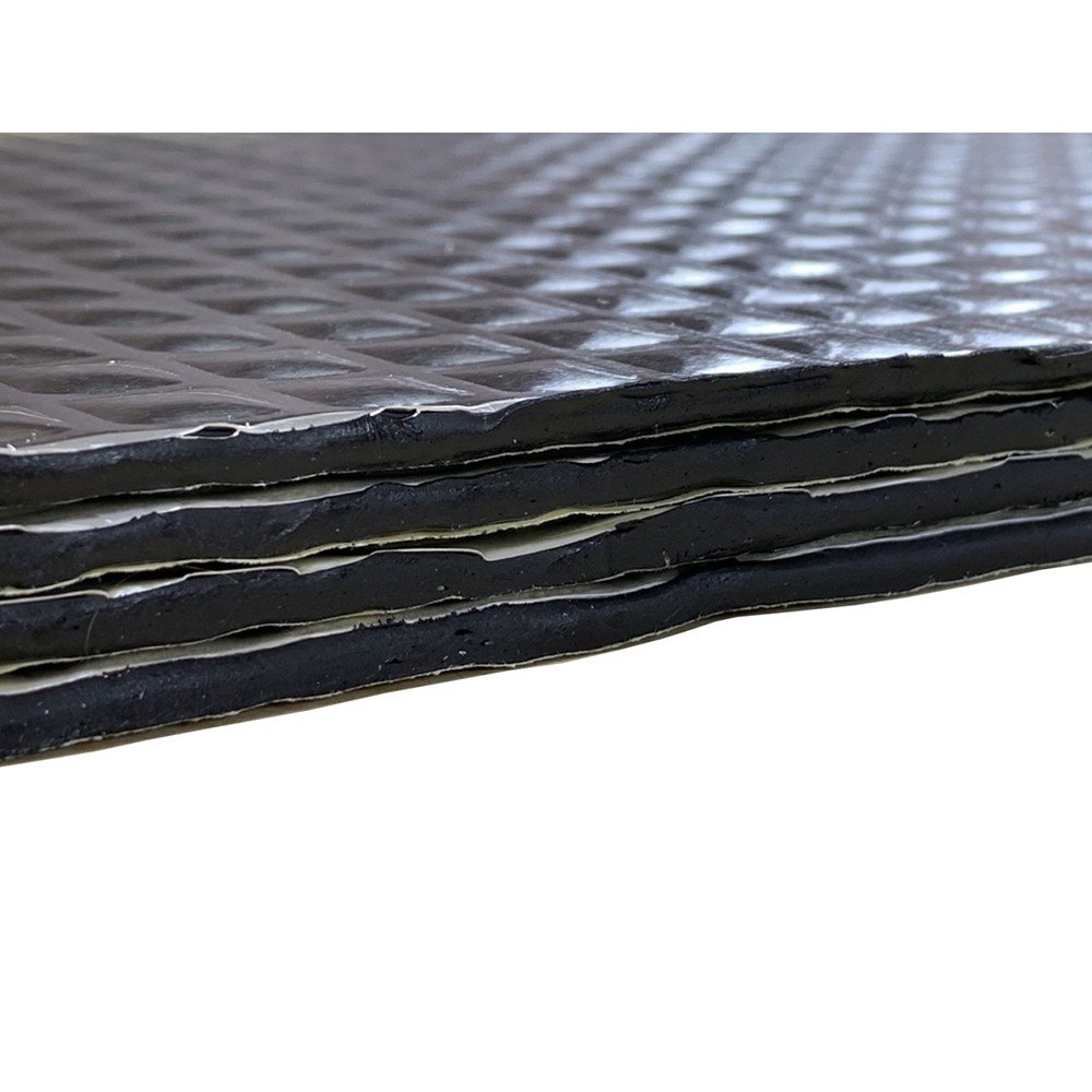 Alubutyl Dämmmatte ABM Professional Dämmung Anti Dröhn Selbstklebend 4mm, 0.08m2 Alubutyl dämmmatte ABM Professional abm butyl matte ABM Insulation