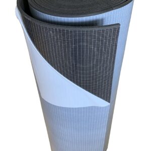 Schaumstoff Dämmmatte aus Kautschuk. Isoliermatte Dämmschaummatte Selbstklebend ABM 10mm, 1m2 Schaumstoff Kautschuk Dämmmatte akustikschaum selbstklebend ABM Insulation