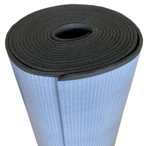 Schaumstoff Dämmmatte aus Kautschuk. Isoliermatte Dämmschaummatte Selbstklebend ABM 10mm, 1m2 Schaumstoff Kautschuk Dämmmatte akustikschaum selbstklebend ABM Insulation