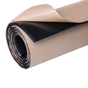 Schalldämpfender Gummi-Schaumstoff Selbstklebend ABM, 3mm, 0.25m2 Schaumstoff Kautschuk Dämmmatte  ABM Insulation