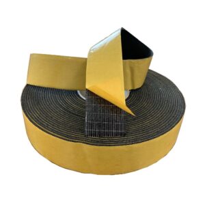 ABM Gummi Isolierband für Isolierung 3mm x 25mm x 15m Zubehör Gummistreifen ABM Insulation