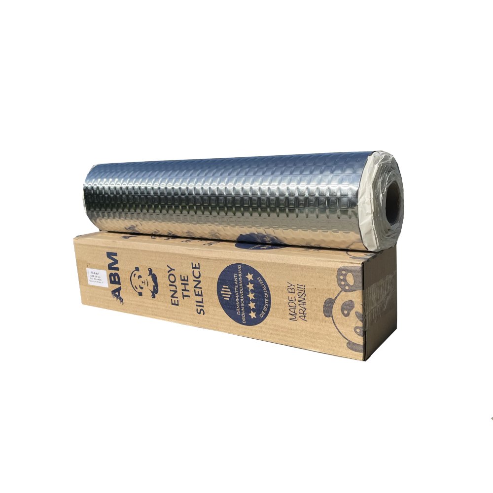 Alubutyl Dämmmatte ABM Professional Dämmung Anti Dröhn Selbstklebend 2mm, 1m2 Alubutyl dämmmatte ABM Professional Alubutyl ABM Insulation