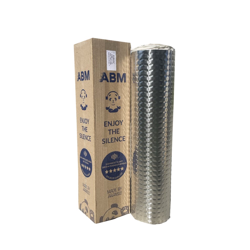 Alubutyl Dämmmatte ABM Professional Dämmung Anti Dröhn Selbstklebend 2mm, 1m2 Alubutyl dämmmatte ABM Professional Alubutyl ABM Insulation