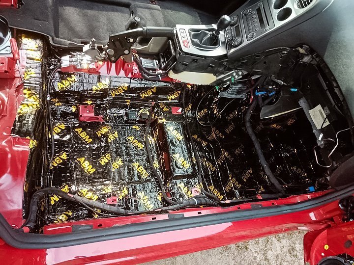 Alubutyl Dämmmatte ABM Professional Dämmung Anti Dröhn Selbstklebend 4mm, 0.175m2 mata wygłuszająca,mata butylowa,mata wyciszająca,izolacja akustyczna mata--abm-1