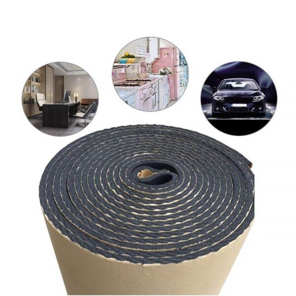 Schaumstoff Dämmmatte aus Kautschuk. Isoliermatte Dämmschaummatte Selbstklebend ABM 6mm, 1m2 Schaumstoff Kautschuk Dämmmatte Akustikschaum billig ABM Insulation