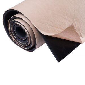 Schaumstoff Dämmmatte aus Kautschuk. Isoliermatte Dämmschaummatte Selbstklebend ABM 6mm, 1m2 Schaumstoff Kautschuk Dämmmatte Akustikschaum billig ABM Insulation