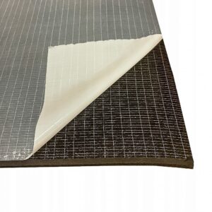Schaumstoff Dämmmatte aus Kautschuk. Isoliermatte Dämmschaummatte Selbstklebend ABM 13mm, 1m2 Schaumstoff Kautschuk Dämmmatte Akustikschaum billig ABM Insulation