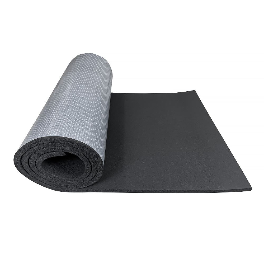 Schaumstoff Dämmmatte aus Kautschuk. Isoliermatte Dämmschaummatte Selbstklebend ABM 25mm, 0.5m2 Schaumstoff Kautschuk Dämmmatte akustikschaum selbstklebend ABM Insulation