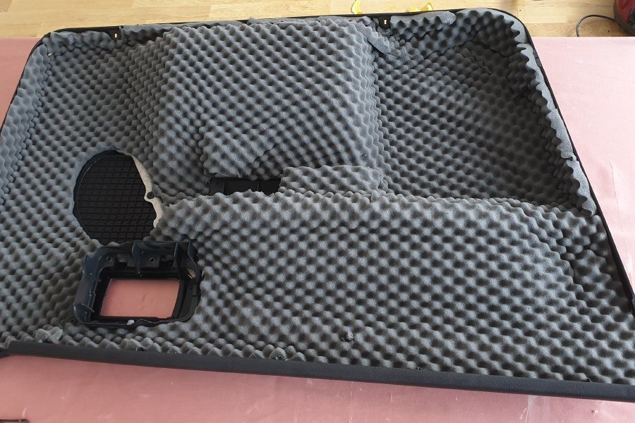 Akustikschaumstoff Sounddämmung Schallabsorbierender Noppenschaum FALA ABM 20mm, 1m2 Akustikschaumstoff Akustikschaum ABM Insulation