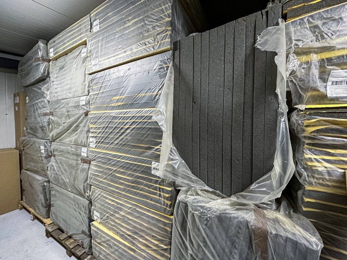 Akustikschaumstoff Sounddämmung Schallabsorbierender Noppenschaum FALA ABM 20mm, 1m2 Akustikschaumstoff Akustikschaum ABM Insulation