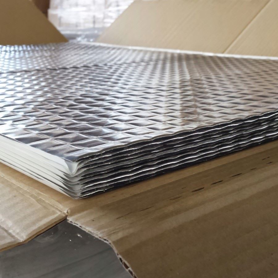 Selbstklebende Butyl-Schallschutzmatte in Bahnen ABM Professional, 1.5mm, 0.06m2 Alubutyl dämmmatte ABM Professional ABM Insulation