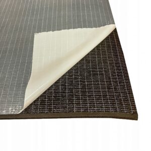 Schalldämpfender Gummi Selbstklebender Schaumstoff ABM, 6mm, 0.25m2 Schaumstoff Kautschuk Dämmmatte  ABM Insulation