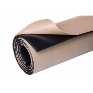Schalldämpfender Gummi Selbstklebender Schaumstoff ABM, 6mm, 0.25m2 Schaumstoff Kautschuk Dämmmatte ABM Insulation