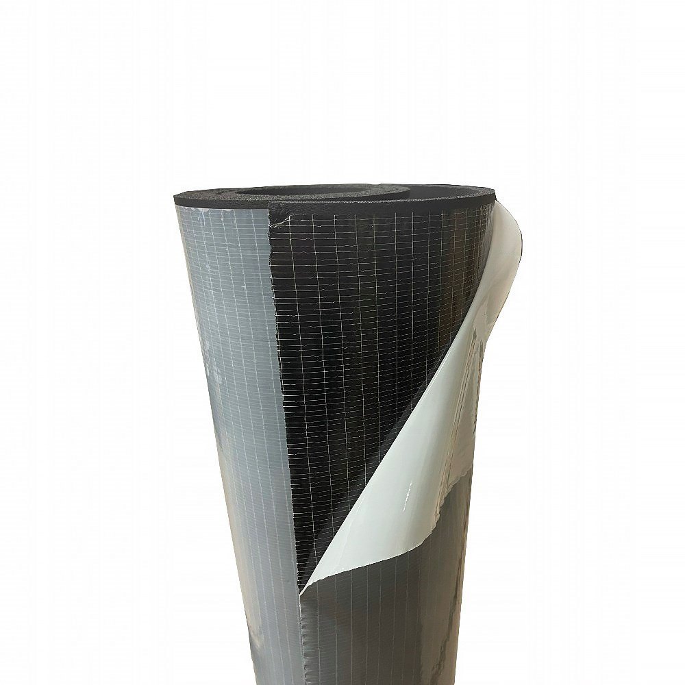 Schalldämpfender Gummi Selbstklebender Schaumstoff ABM, 6mm, 0.25m2 Schaumstoff Kautschuk Dämmmatte ABM Insulation