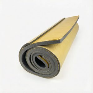 Set aus Materialien zur Schalldämmung von Zimmertüren, 2×2m2, Schwarz  abm-z1-1