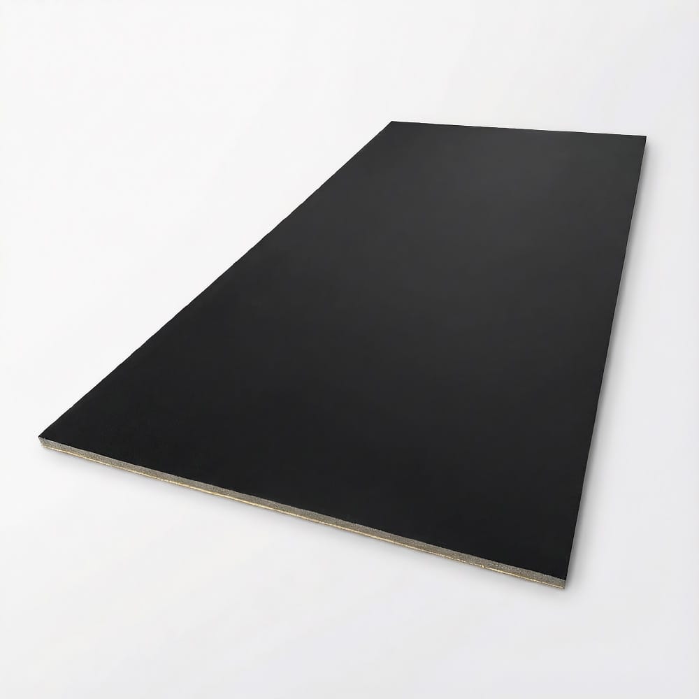 Set aus Materialien zur Schalldämmung von Zimmertüren, 2×2m2, Schwarz abm-z1-4