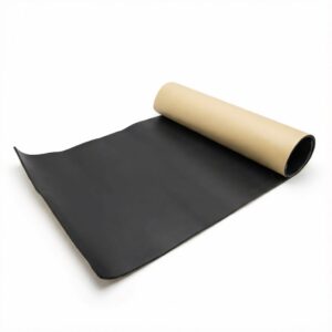 Set aus Materialien zur Schalldämmung von Zimmertüren, 2×2m2, Schwarz  abm-z1-8