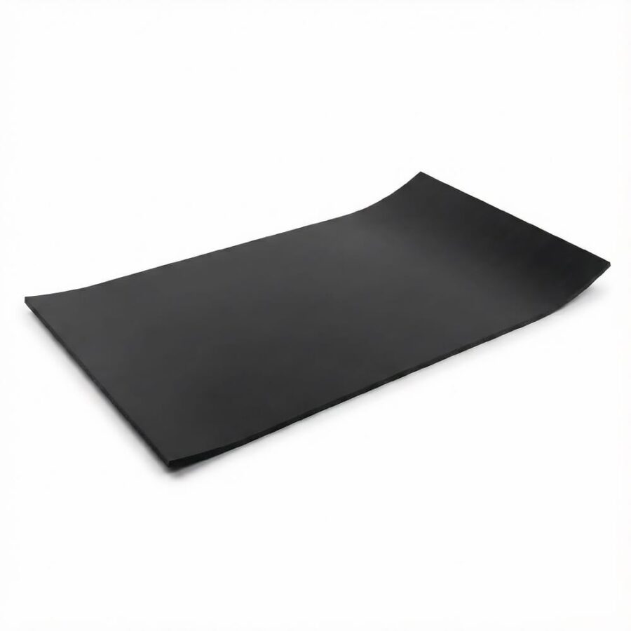 Set aus Materialien zur Schalldämmung von Zimmertüren, 2×2m2, Schwarz  abm-z1-9