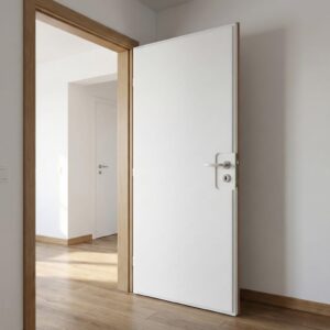 Set aus Materialien zur Schalldämmung von Zimmertüren, 2×2m2, Weiß  abm-z2-15