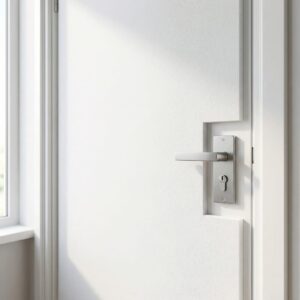 Set aus Materialien zur Schalldämmung von Zimmertüren, 2×2m2, Weiß  abm-z2-16