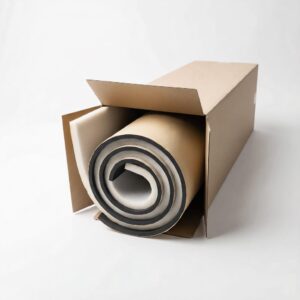 Set aus Materialien zur Schalldämmung von Zimmertüren, 2×2m2, Weiß  abm-z2-2